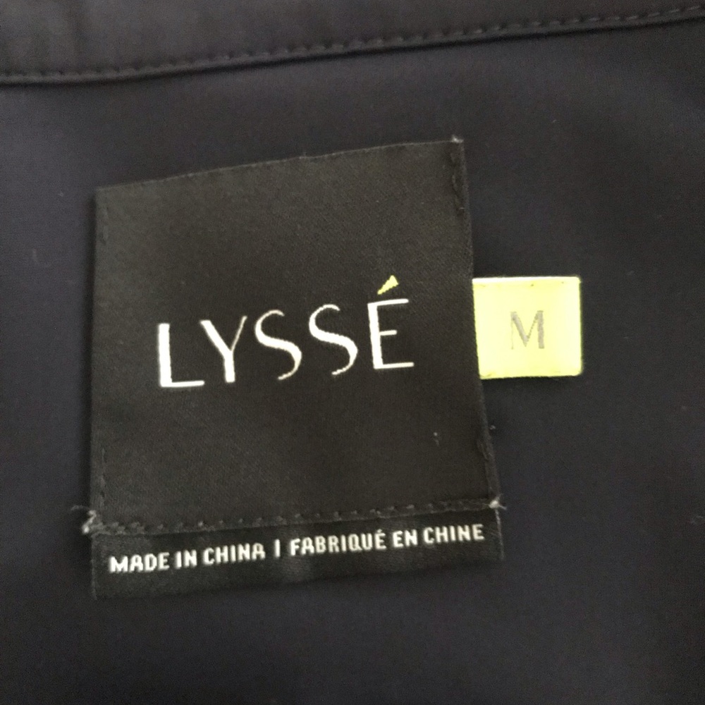 Lysse Women's Tunic Top Shirt Dress Medium Nylon Button Up Minimalist Schiffer - Picture 8 of 14